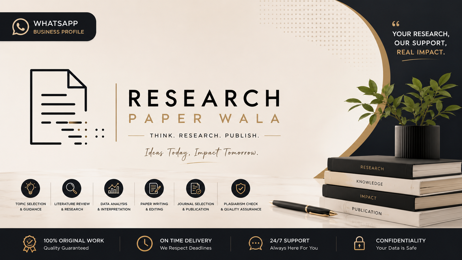 Research Paper Wala Banner - From Idea to Publication